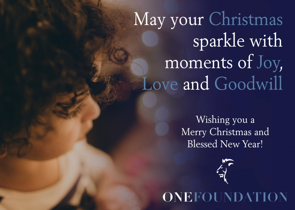 Warm Holiday Greetings from The ONE Foundation